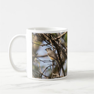 Taza De Café Titmouse copetudo