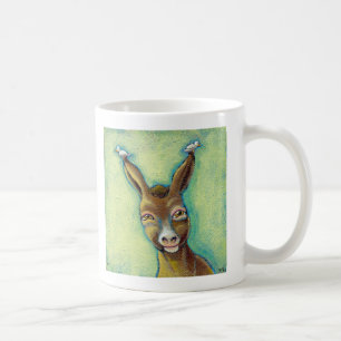 Taza De Café Titulado:  2 viajeros cansados, 1 burro
