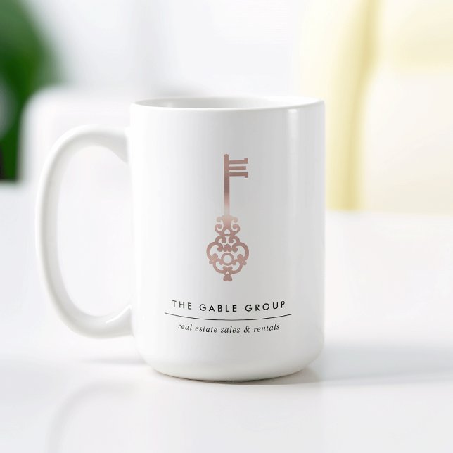 Taza De Café Titular de la pluma para Realtor o Real Estate Off (Subido por el creador)