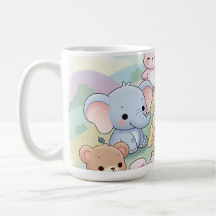 Taza De Café Título Cute Pastel Nursery Animal Mug ☕️