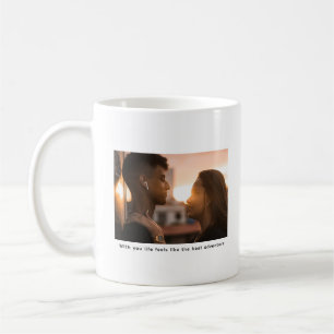 Taza De Café Título de máquina de escribir de foto personalizad