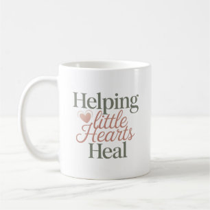 Taza De Café Título La vida de consejero Ayudando a sanar coraz
