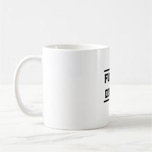 Taza De Café Título Médico Futuro Diseño de Texto Mínimo