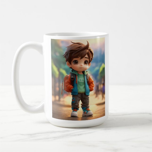 Taza De Café Título: "Morning Bliss Mug" Descripción: Start you (Izquierda)