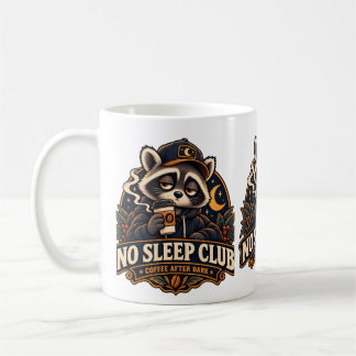 Taza De Café Título: No Sleep Club Café Después de Oscurecer Ma
