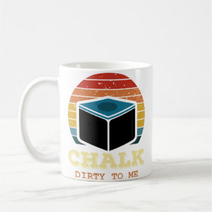 Taza De Café Tiza Divertida de Billar Suciame Tiza de Billar