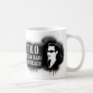 Taza De Café TKO - Plantilla negra