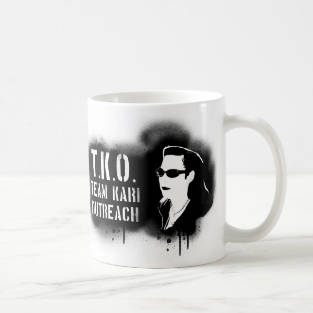 Taza De Café TKO - Plantilla negra (Derecha)