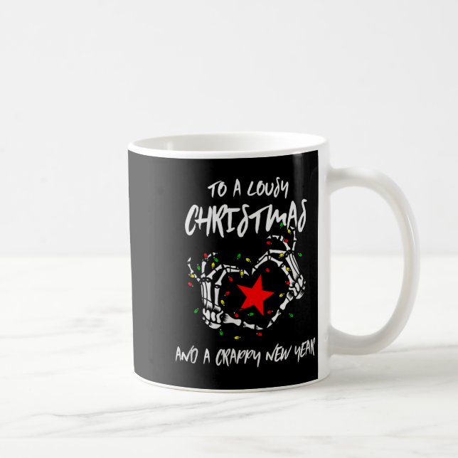 Taza De Café To A Lousy Christmas And A Crappy New Year (anti X (Derecha)
