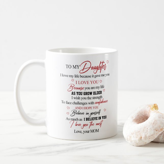 Taza De Café To my daughter (Con donut)