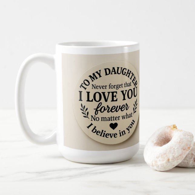 Taza De Café To my Daughter eWatch Watch (Con donut)