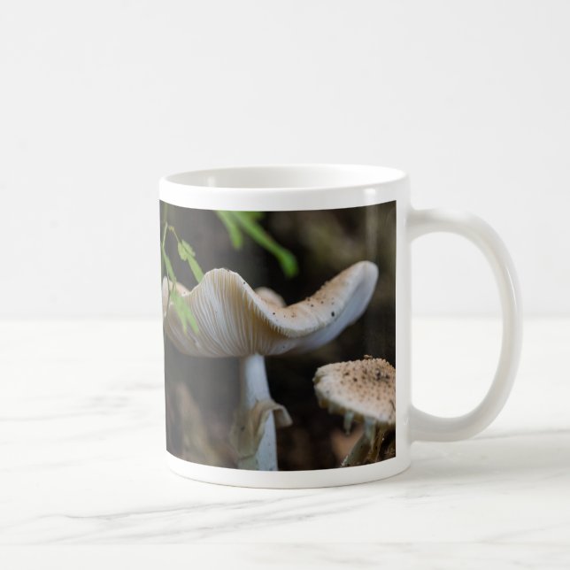 Taza De Café Toadstool Café del paraguas Mug (Derecha)