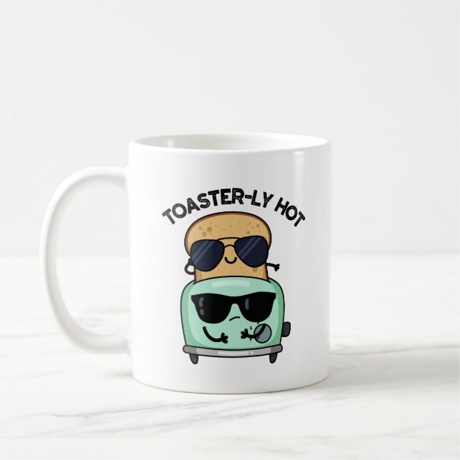 Taza De Café Toasterly Caliente Chiste Pun Toaster  (Izquierda)