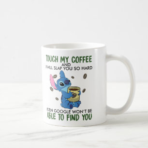 Taza De Café Tócame mi café y te daré una bofetada