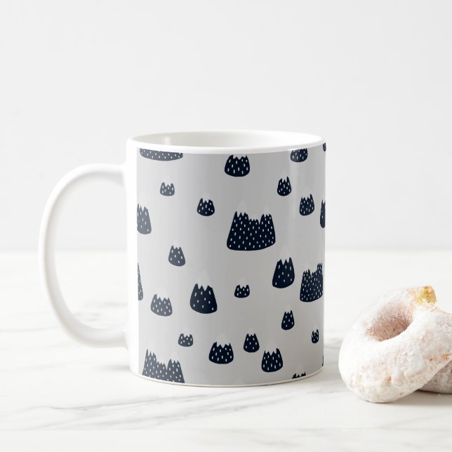 Taza De Café Tocas de nieve de Escandinavia (Con donut)
