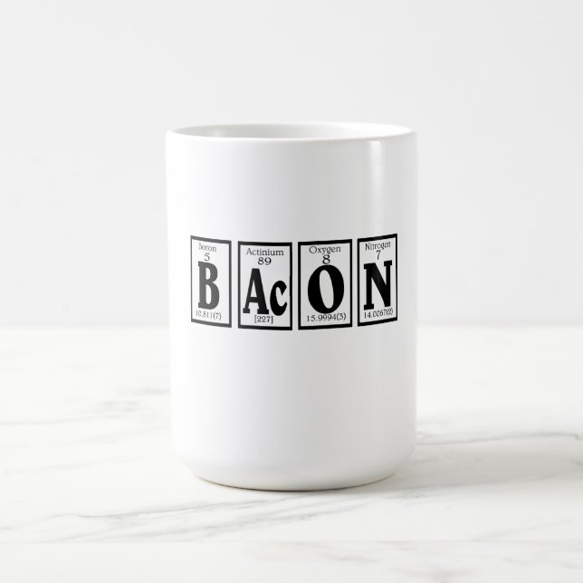 Taza De Café Tocino con su café (Centro)
