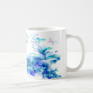Taza De Café Tocos de decoración floral 23A