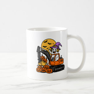 Taza De Café Tod De Disfraces Halloween De La Construcción De L
