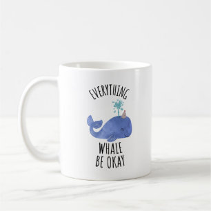Taza De Café Toda la ballena esté bien