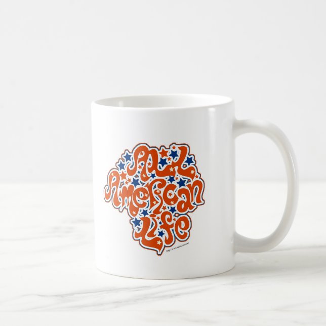 Taza De Café Toda la vida norteamericana (Derecha)