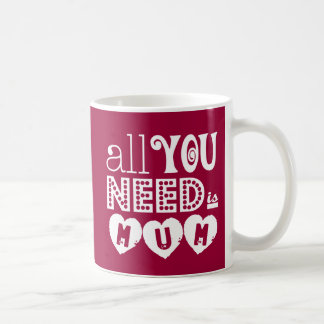 Taza De Café Toda lo que usted necesita es mamá