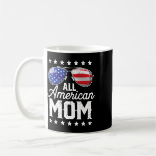 Taza De Café Toda Mamá Americana Gafas De Sol Del Día De La Mad