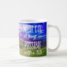 Taza De Café Todas las cosas son posibles escrituras bibliográf