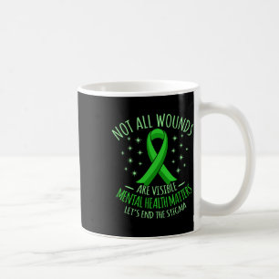 Taza De Café Todas Las Heridas Son Sensibilización Visible Sobr