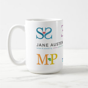 Taza De Café Todas las seis novelas mug Austen JASP