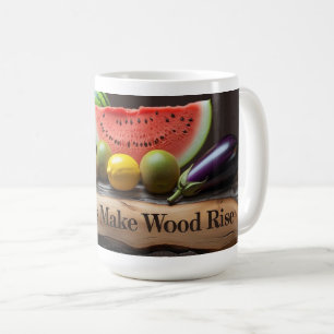 Taza De Café Todas las tallas hacen que la madera se eleve