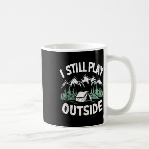 Taza De Café Todavía juego afuera divertido senderismo camping
