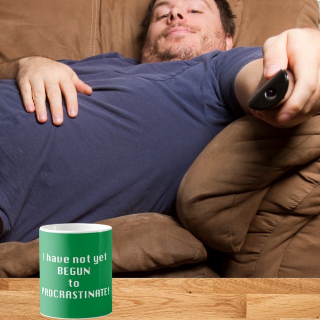 Taza De Café Todavía no he empezado a postergar (Subido por el creador)