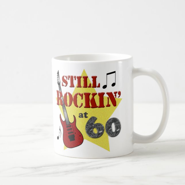 Taza De Café Todavía Rockin en 60 (Derecha)