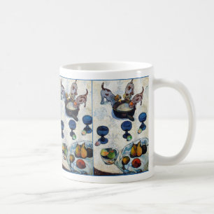Taza De Café Todavía vida con 3 perritos de Paul Gauguin