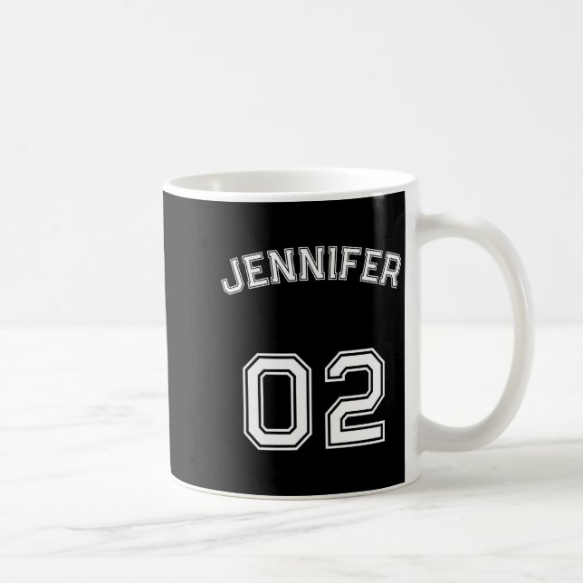 Taza De Café Toddler Teen Girl Name Jersey Number Nk Srts  (Derecha)