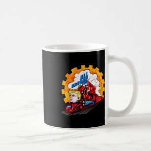 Taza De Café Todo a bordo El Tren de Trump 2024 El Futuro Es Br