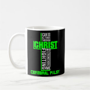 Taza De Café Todo a través de Cristo Córdoba Guerrero de la Pal