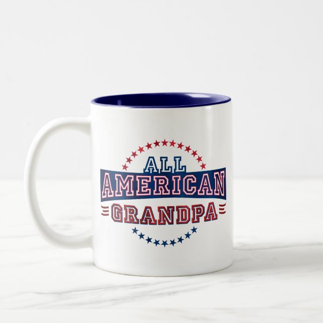 Taza de café Todo-Americana del abuelo (Izquierda)
