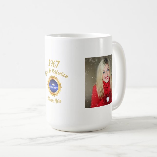 Taza De Café TODO AÑO QUE NACIÓ EL PREMIO FOTOGRÁFICO A ÉL o A  (Anverso derecho)