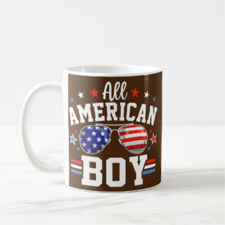 Taza De Café Todo chico americano patriótico bandera de EE. UU.