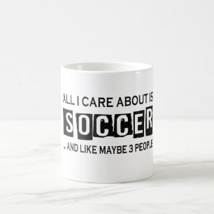 Taza De Café Todo cuidado de I es alrededor fútbol