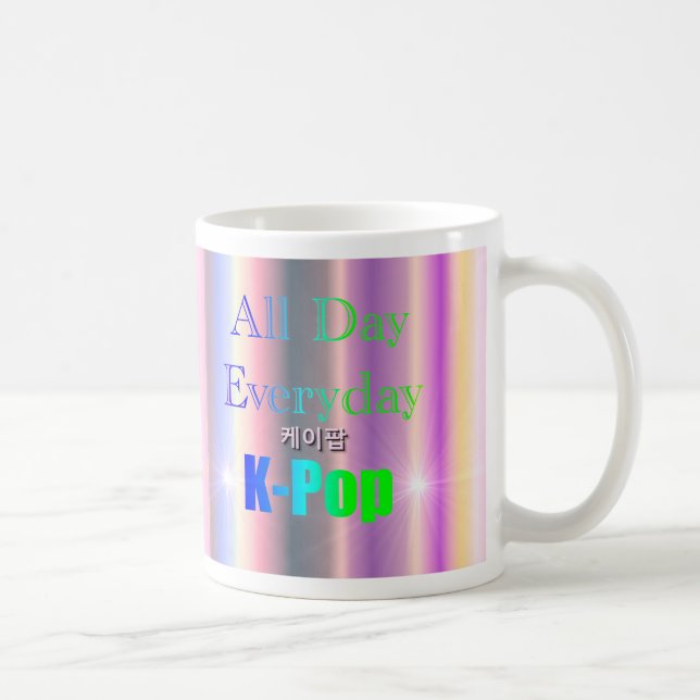 Taza De Café Todo el día K-Pop Coffee Mug (Derecha)