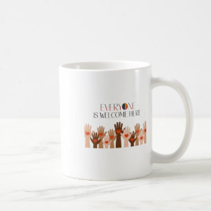 Taza De Café Todo El Mundo Es Bienvenida Aquí, Profesor Idaho.