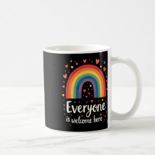 Taza De Café Todo El Mundo Es Bienvenidos Aquí, Educador Idaho,