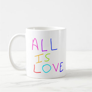 Taza De Café Todo es amor arcoíris orgullo colorido LGBTQ gay j