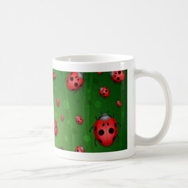 Taza De Café Todo es lleno de mariquitas (Derecha)