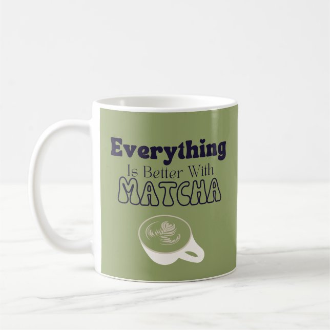 Taza De Café Todo es Matcha (Izquierda)