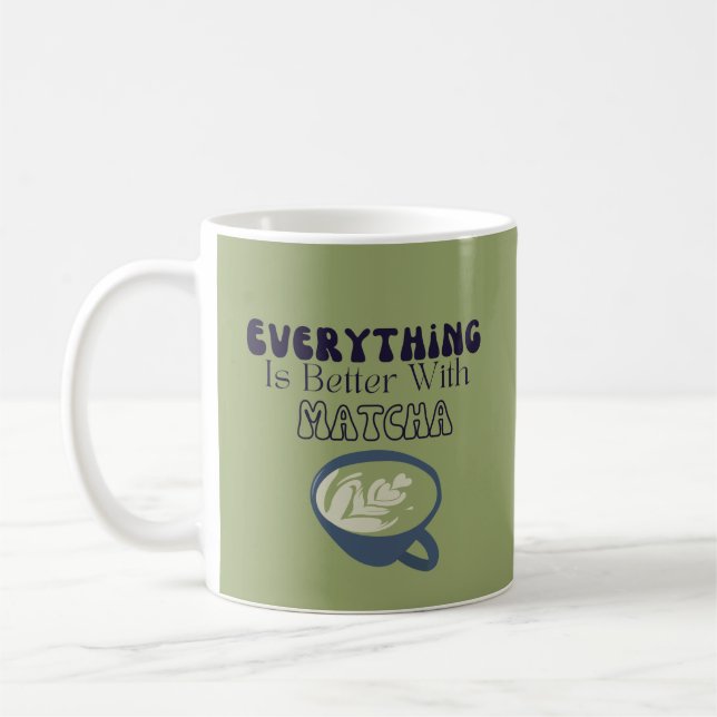 Taza De Café Todo es Matcha (Izquierda)