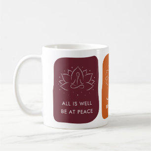 Taza De Café Todo está Bien Estate en Paz Motivacional