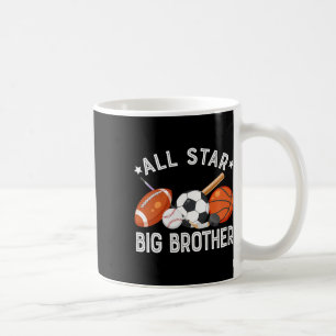 Taza De Café Todo Estelar Gran Hermano Del Fútbol De Esquema De
